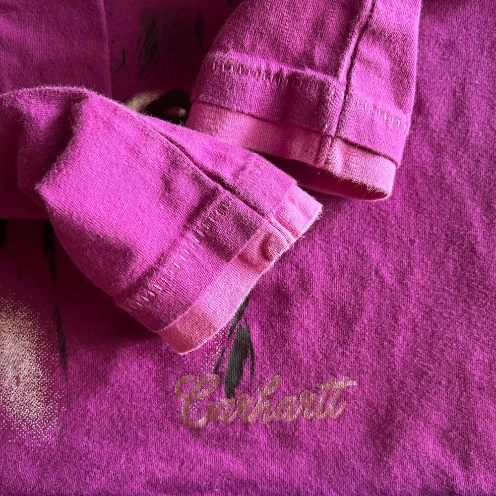 Carhartt magenta deer shirt 3T - Picture 5 of 7